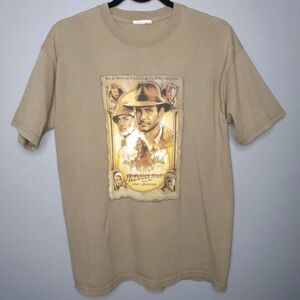 Indiana Jones and The Last Crusade 2004‎ movie tee mens med